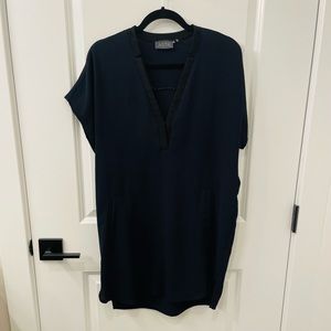 ASTR navy dress with pockets size S